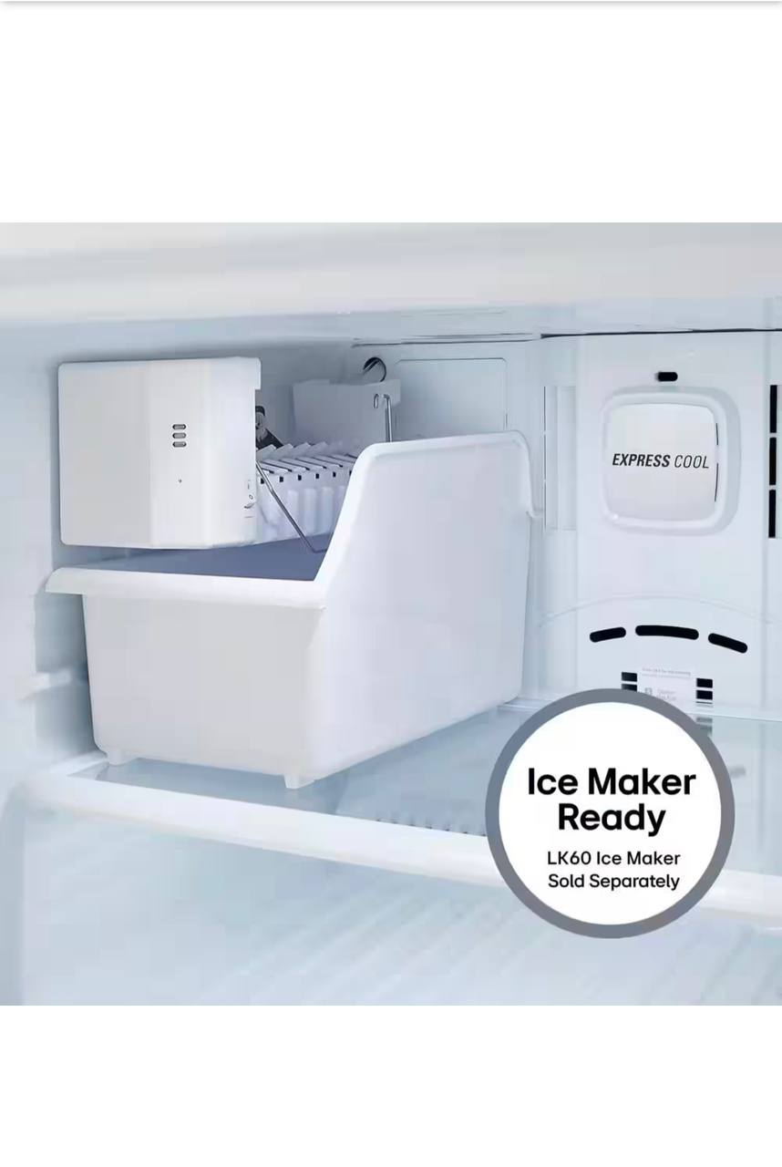 LG 30 in. W 20 cu. ft. Top Freezer Refrigerator w/ Multi-Air Flow and Reversible Door in Stainless Steel - Image 8