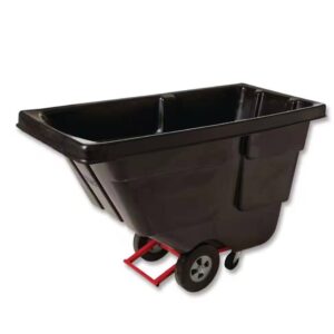 Black Plastic 450 lbs. Capacity 202 Gal. Rotomolded Tilt Truck (new)