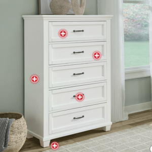 Rose 6 Drawer Chest