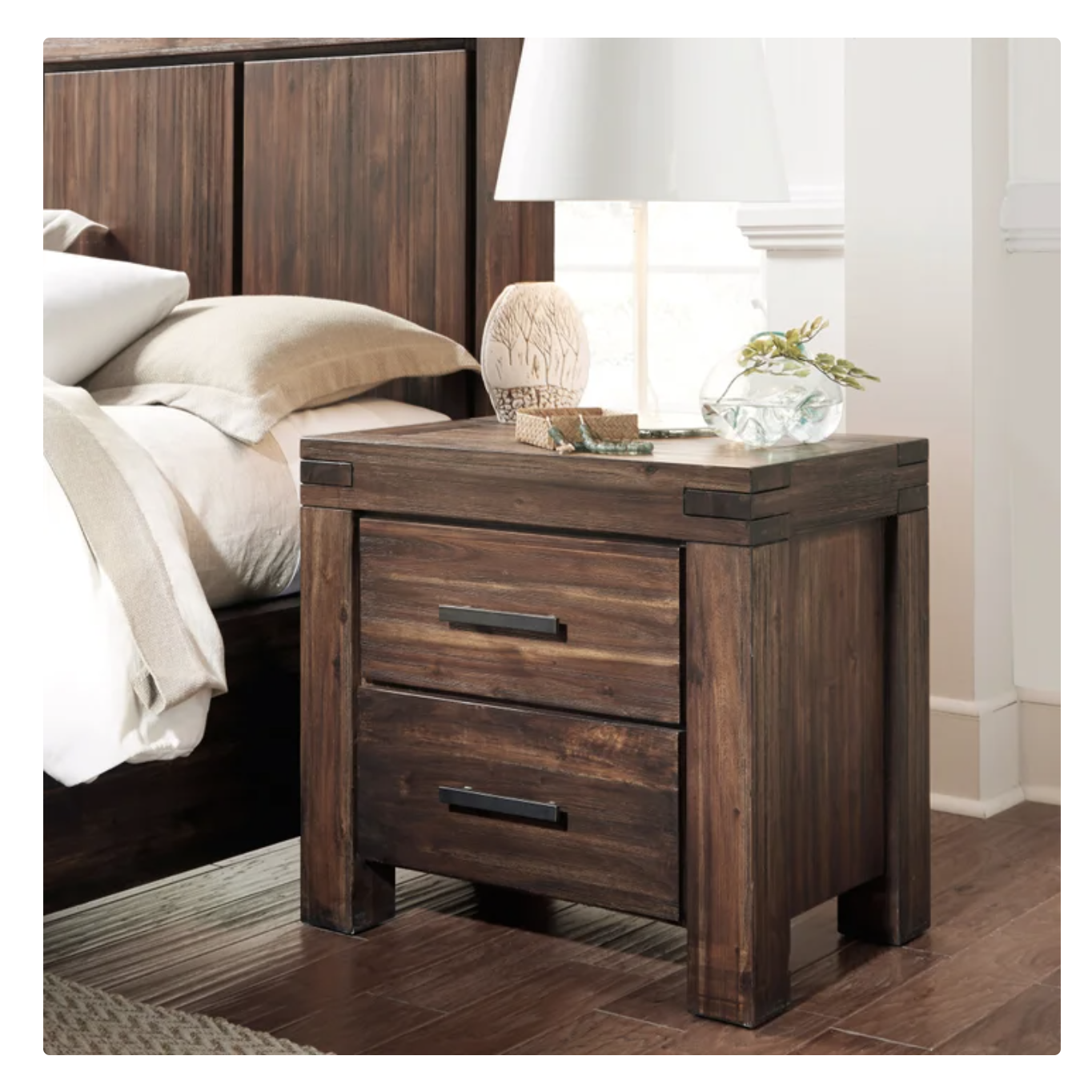 Mellina King Bedroom Collection in Brown 6-piece - Image 6