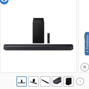Samsung HW-Q60CF 3.1.2 Ch Soundbar with Wireless Subwoofer