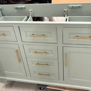 Doveton 48 in. Single Sink Freestanding Sage Green Bath Vanity
