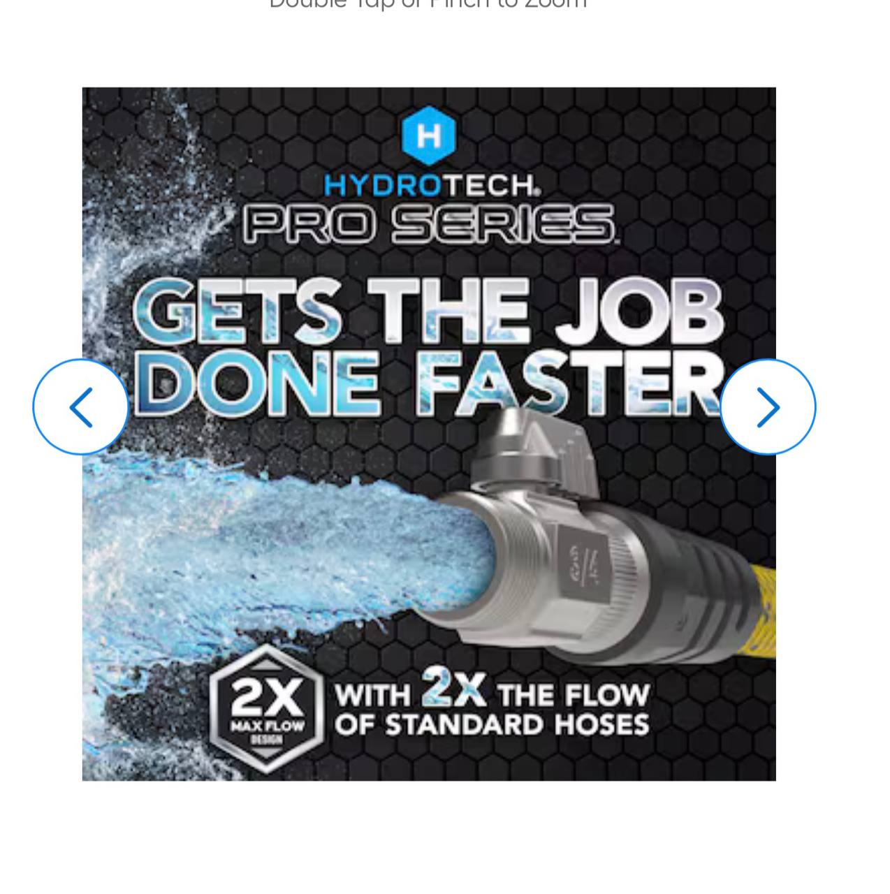 HydroTech 100 ft Expandable Garden Hose - Pro Series 2x Max Flow 3/4 No-Kink Flexibility Lightweight Hose for Lawn Garden Car Washing Deck and Patio Cleaning - Image 4