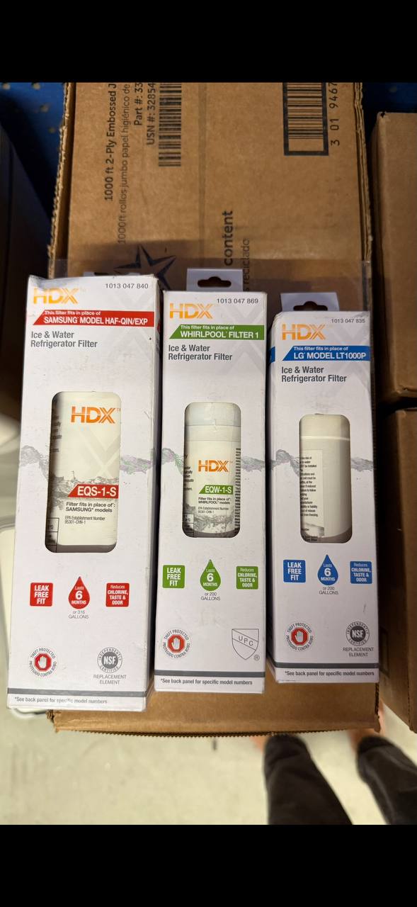 HDX Ice & Water Refrigerator Filters Samsung, LG, Whirlpool