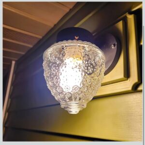 Clear Pineapple Glass Shade – 6” (3-1/4” Fitter)