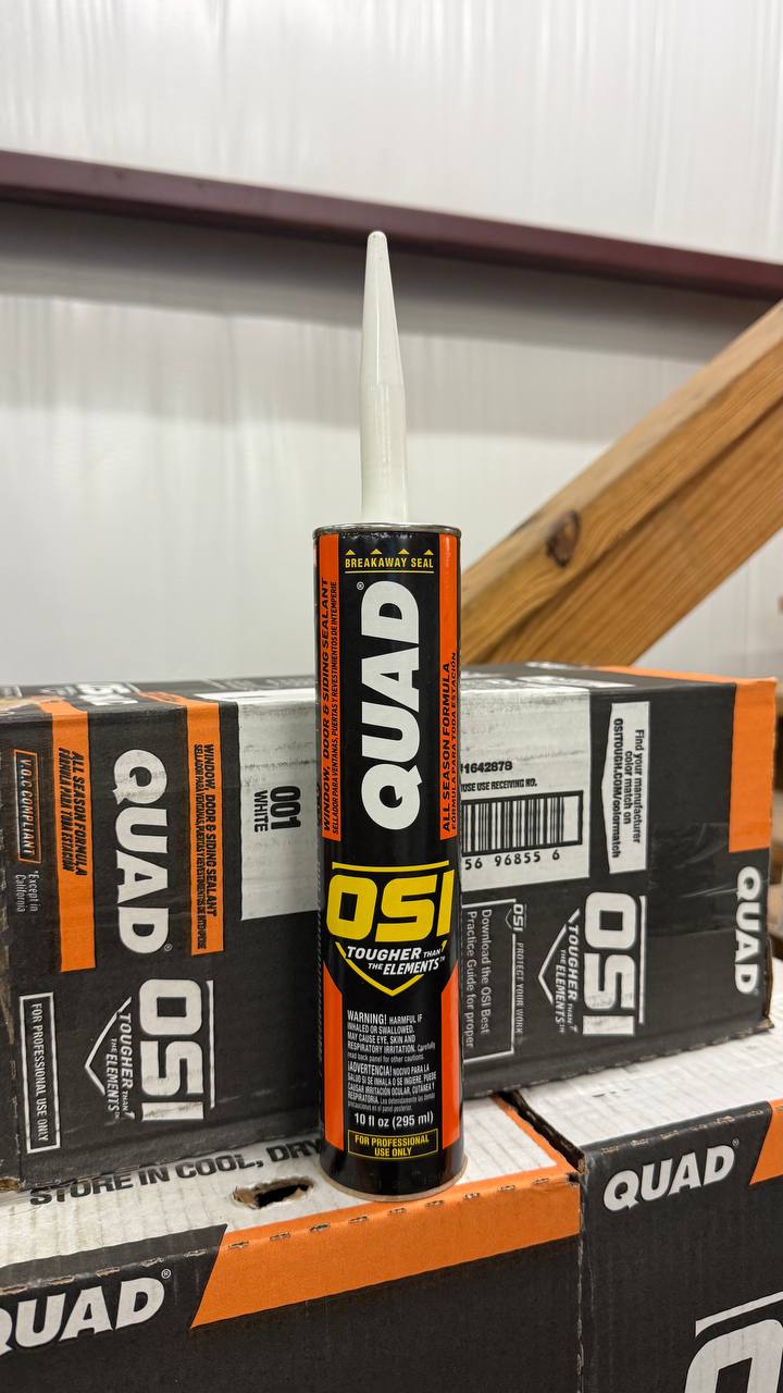 OSI QUAD Window, Door & Siding Sealant – White (10 oz) - Image 2