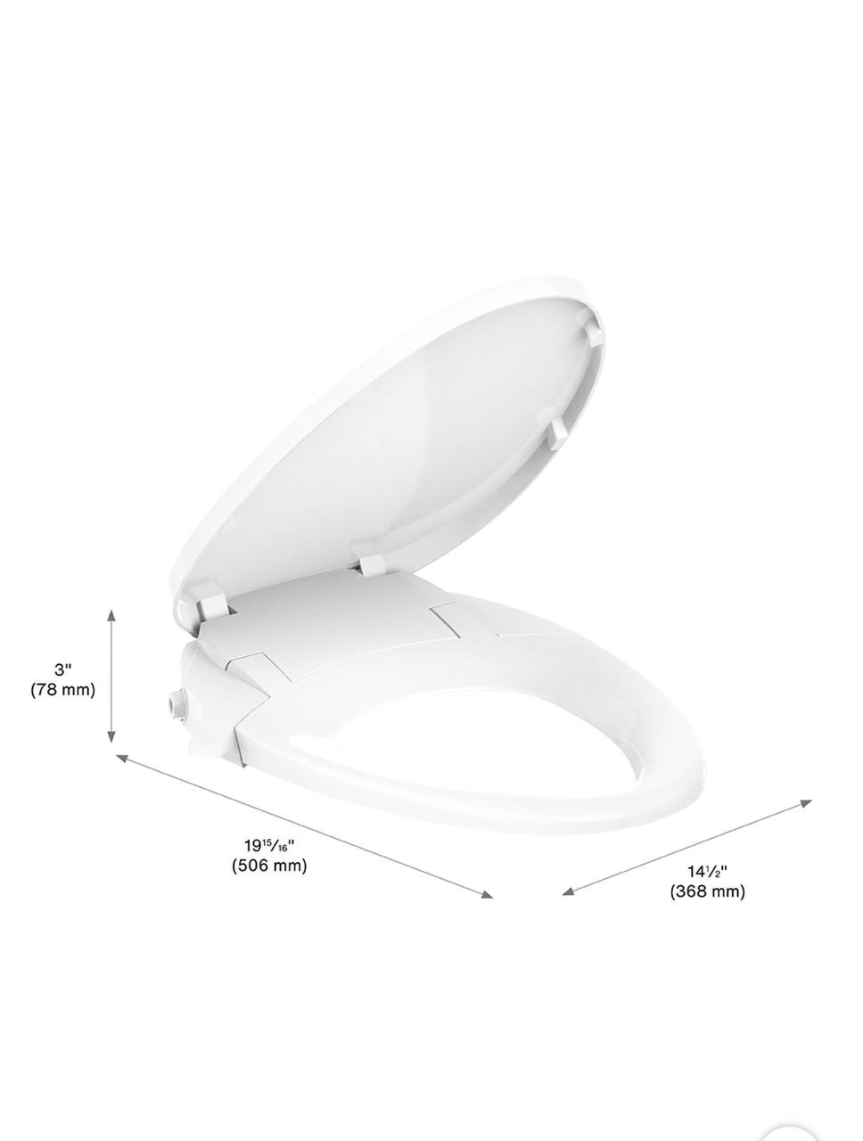 NEW KOHLER PureWash M300 Manual Bidet Toilet Seat - Image 4
