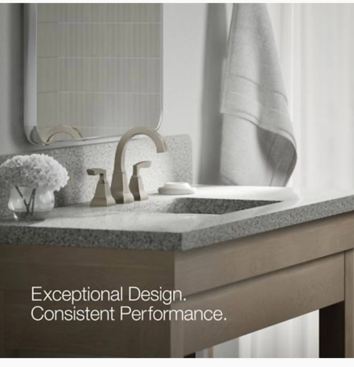 KOHLER Kallan Widespread Bathroom Faucet – Vibrant Brushed Nickel - Image 5