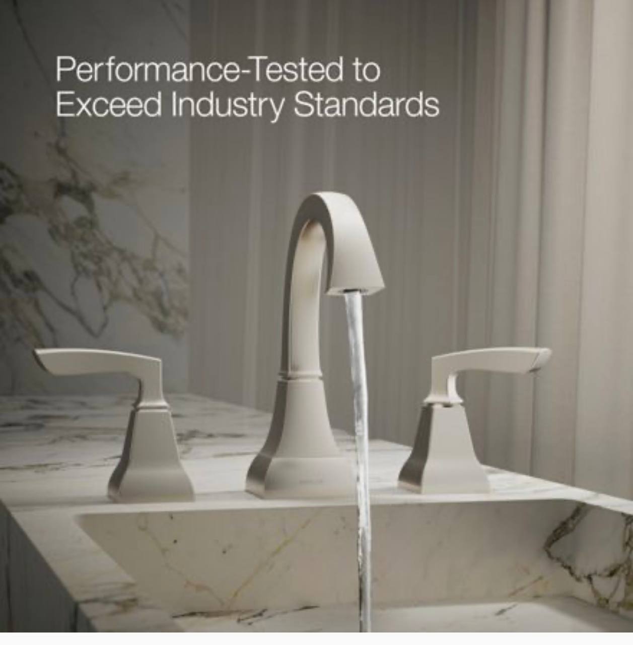 KOHLER Kallan Widespread Bathroom Faucet – Vibrant Brushed Nickel - Image 6
