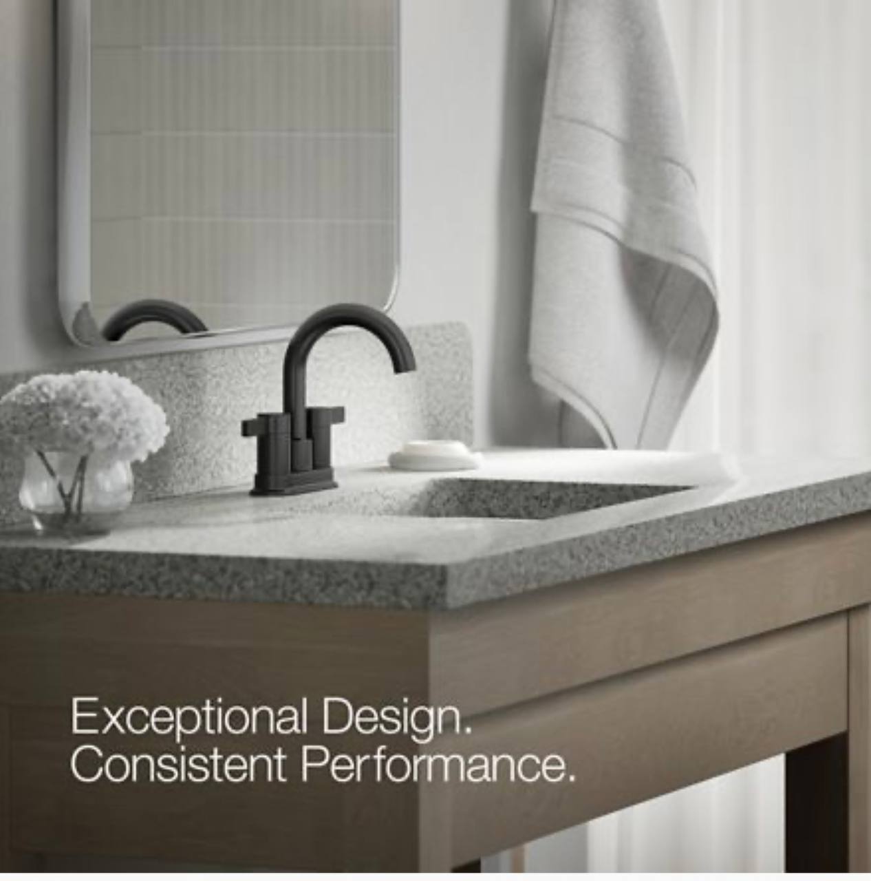 KOHLER Premise Bathroom Faucet – Matte Black - Image 5