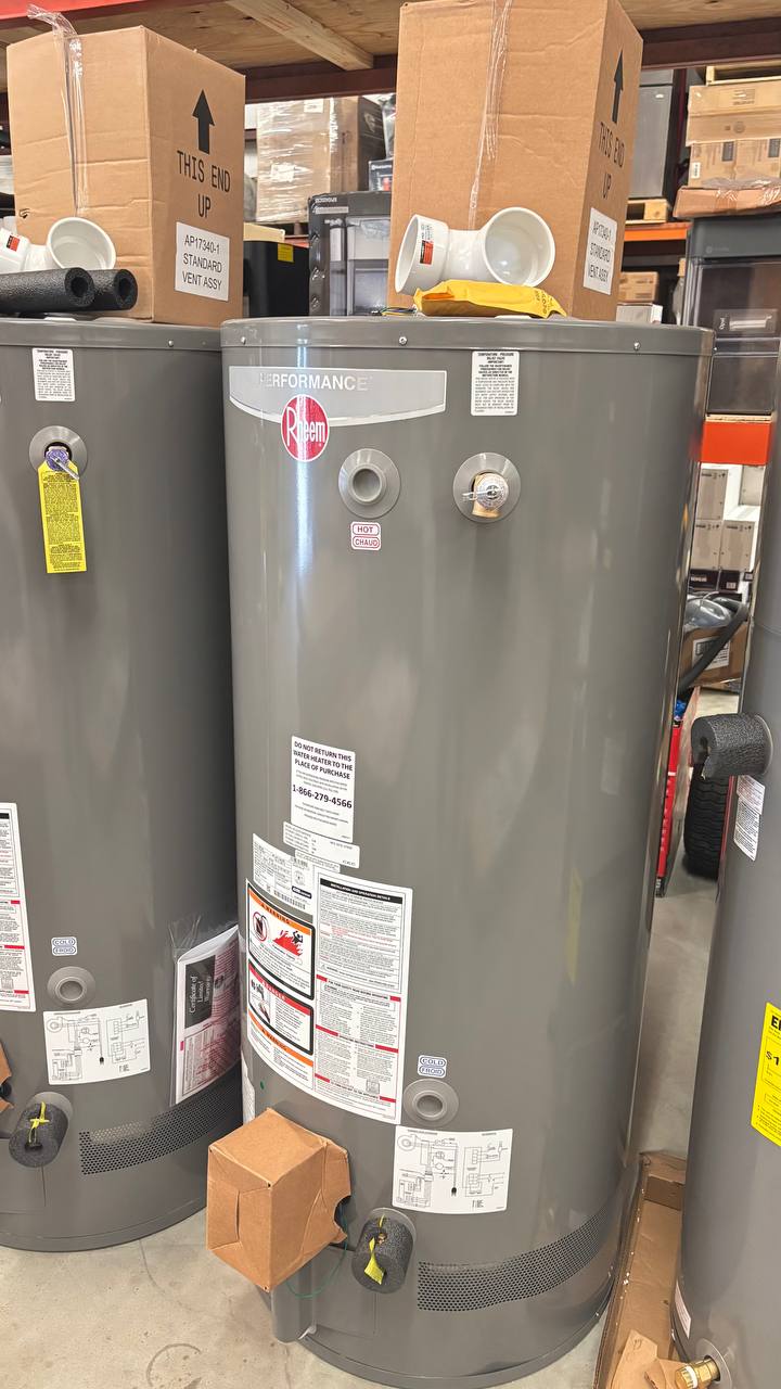 Rheem Performance 75 Gal. Tall 76,000 BTU Natural Gas Power Vent Water Heater - Image 2