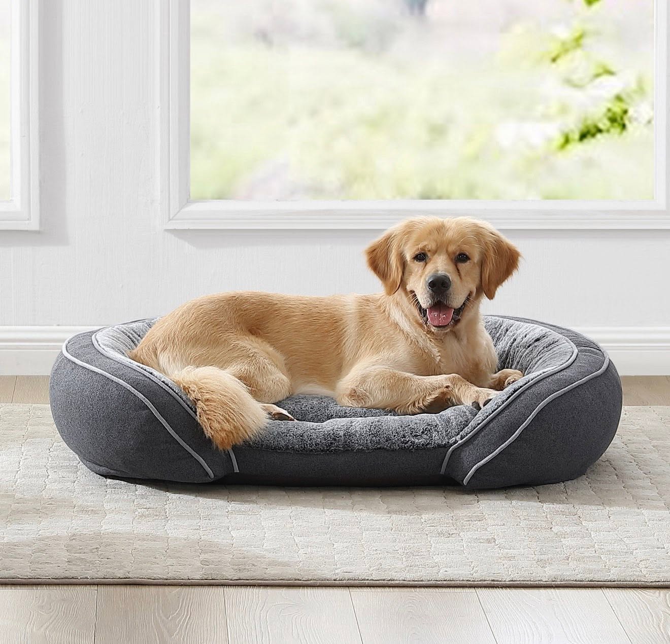 Kirkland Signature Sloped Cuddler Orthopedic Pet Bed – Orthopedic Dog Bed