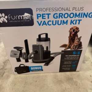 FurMe Professional Plus Pet Grooming Vacuum Kit with Carrying Case