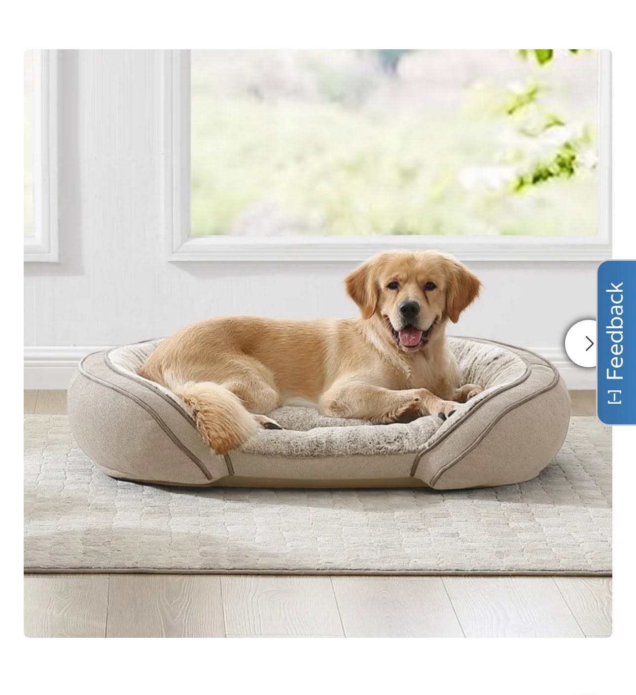 Kirkland Signature Sloped Cuddler Orthopedic Pet Bed