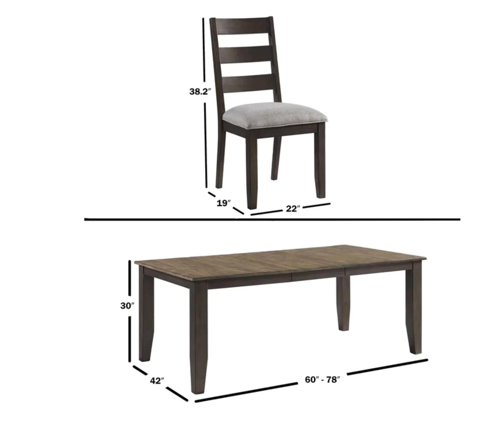 Midtown 7-piece Dining Table Set - Image 3