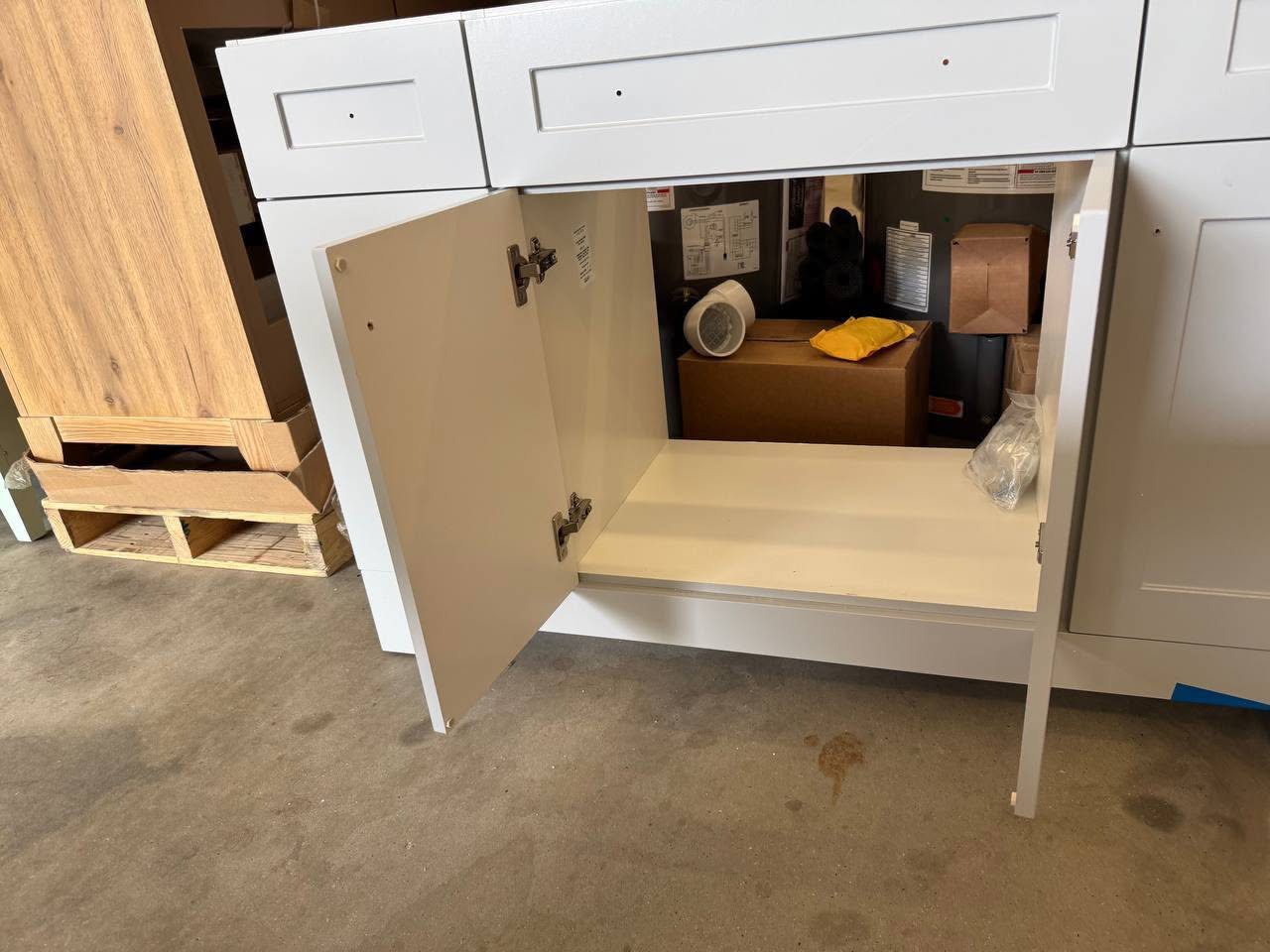 60” Bathroom Vanity – Cabinet Only (No Countertop) - Image 3