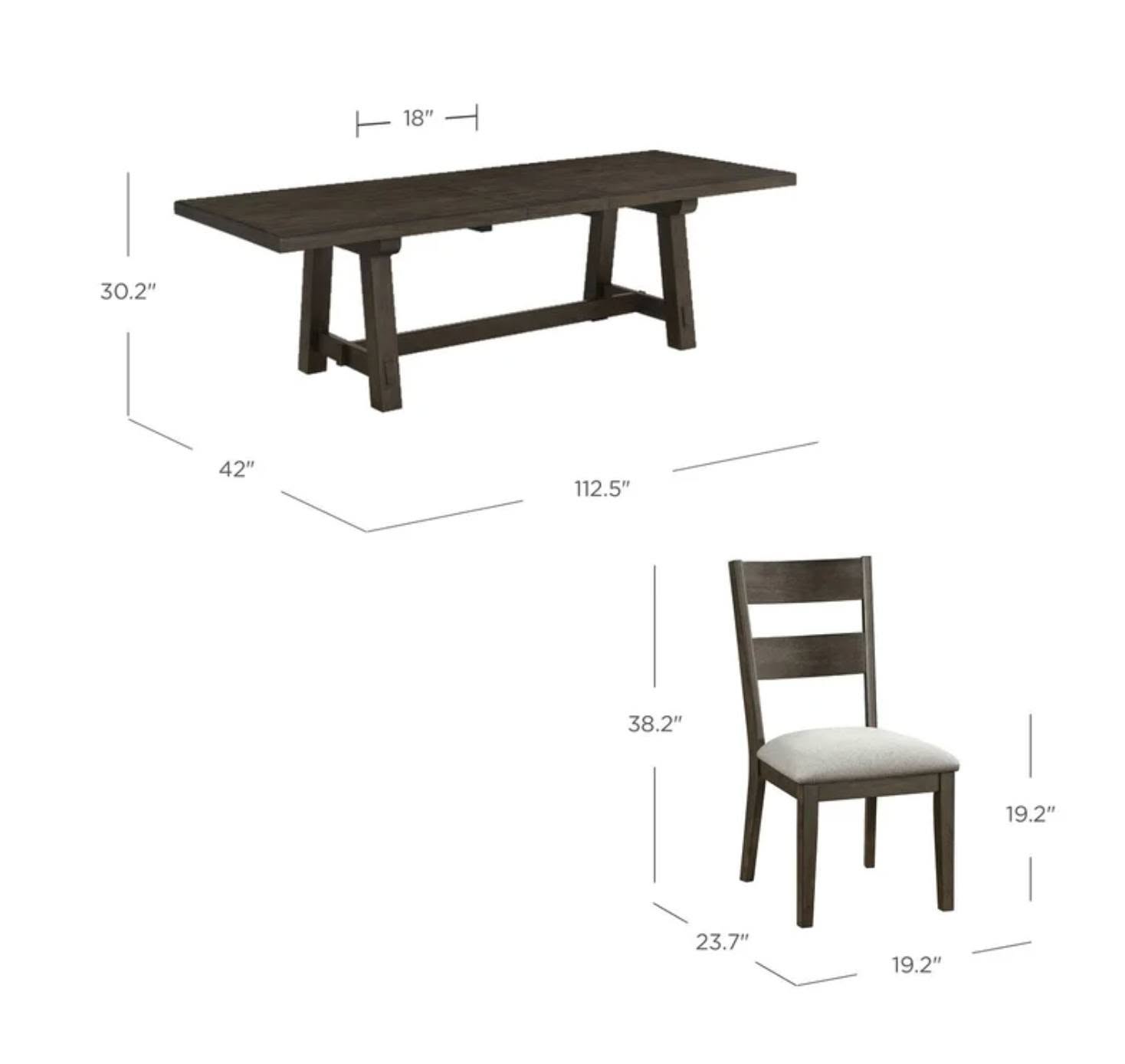 Brinley Dining Table and 8 Chairs - Image 2