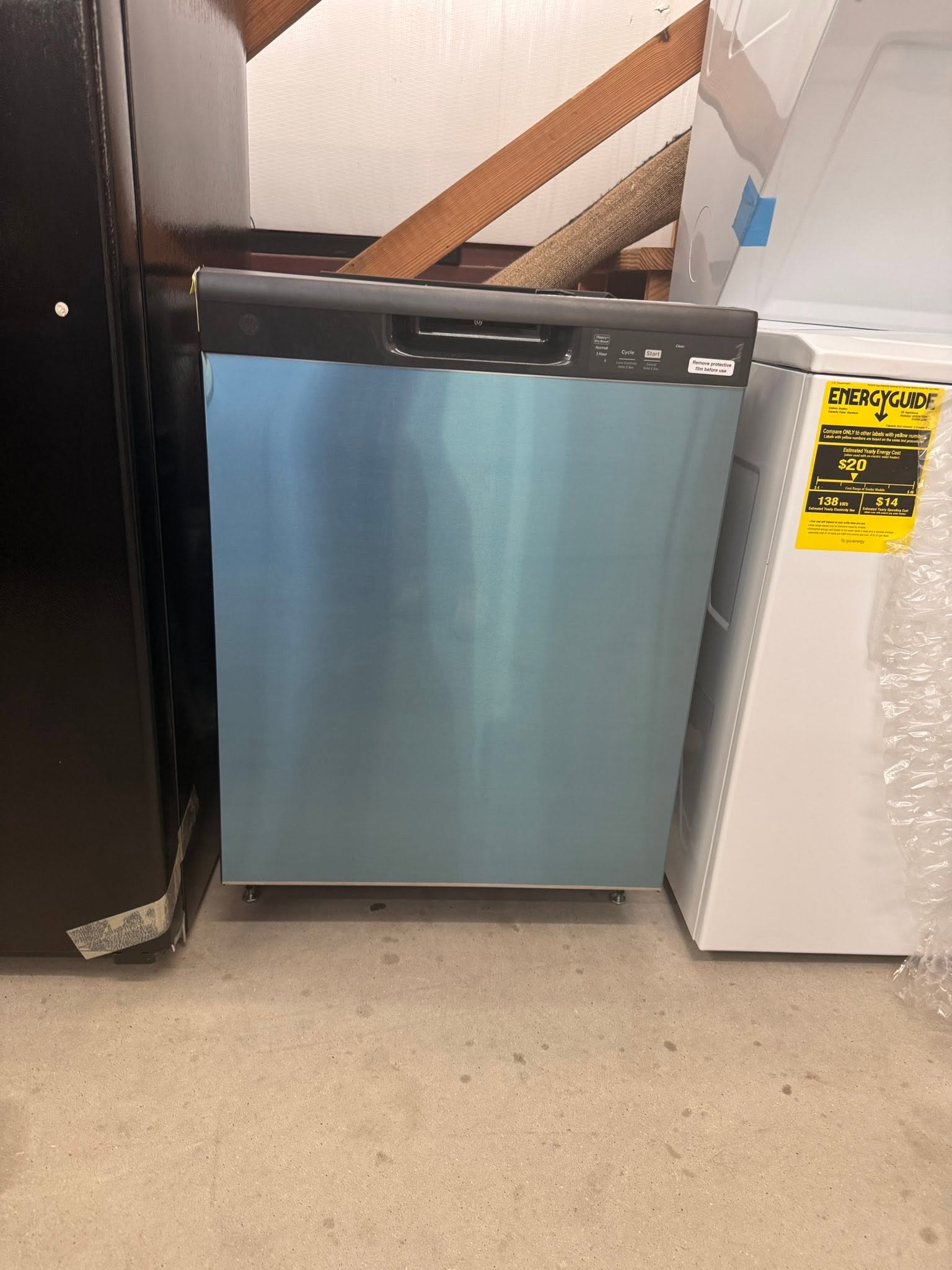 GE 24 in. Built-In Tall Tub Front Control Dishwasher in Stainless Steel with Sanitize, Dry Boost, 55 dBA