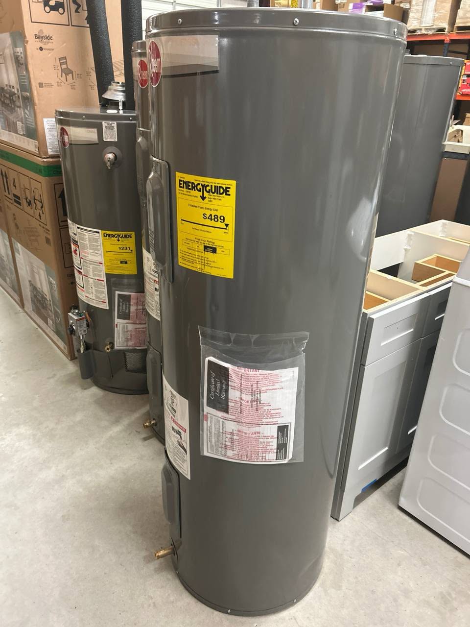 Rheem proe50 t2 rh95 water heater electric 50 gallons