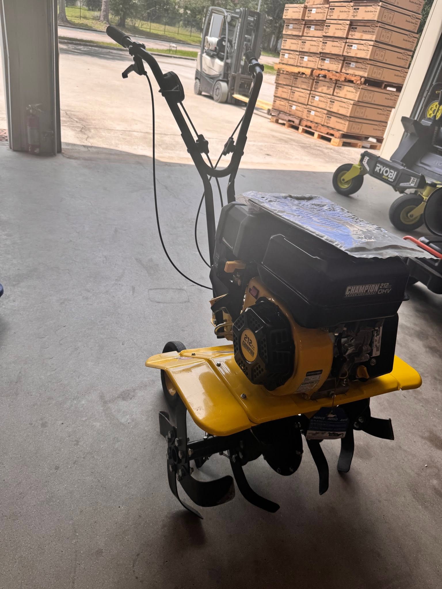 Champion 22 in. 212 CC 4-Stroke Gas-Powered Front Tine Tiller with Reverse Assist