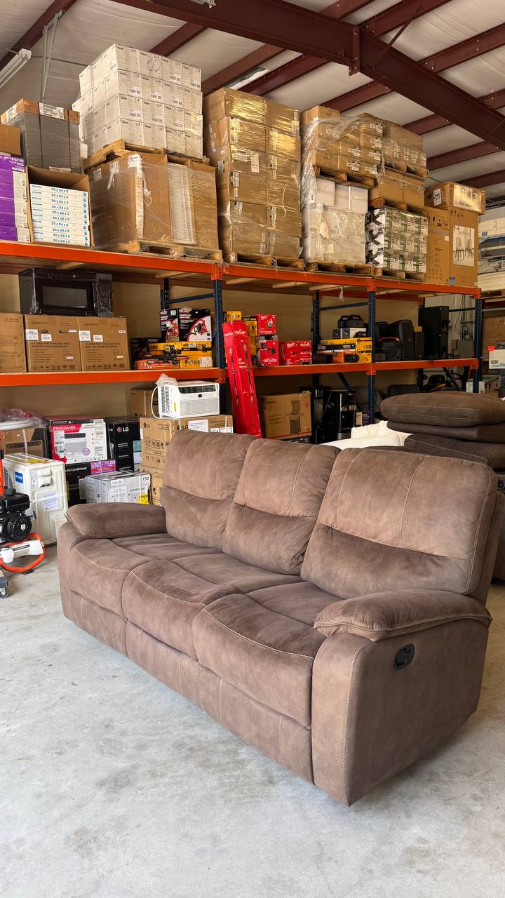 Barcalounger Fabric Reclining Sofa - Image 2