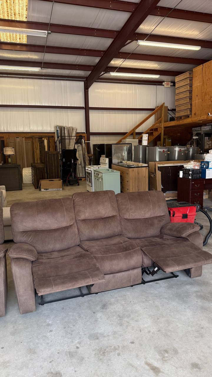 Barcalounger Fabric Reclining Sofa - Image 3