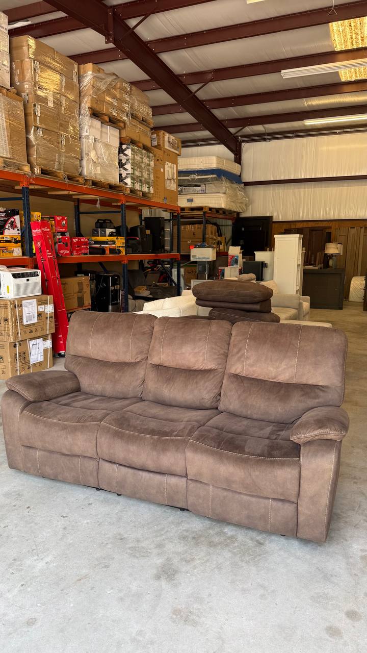 Barcalounger Fabric Reclining Sofa - Image 4