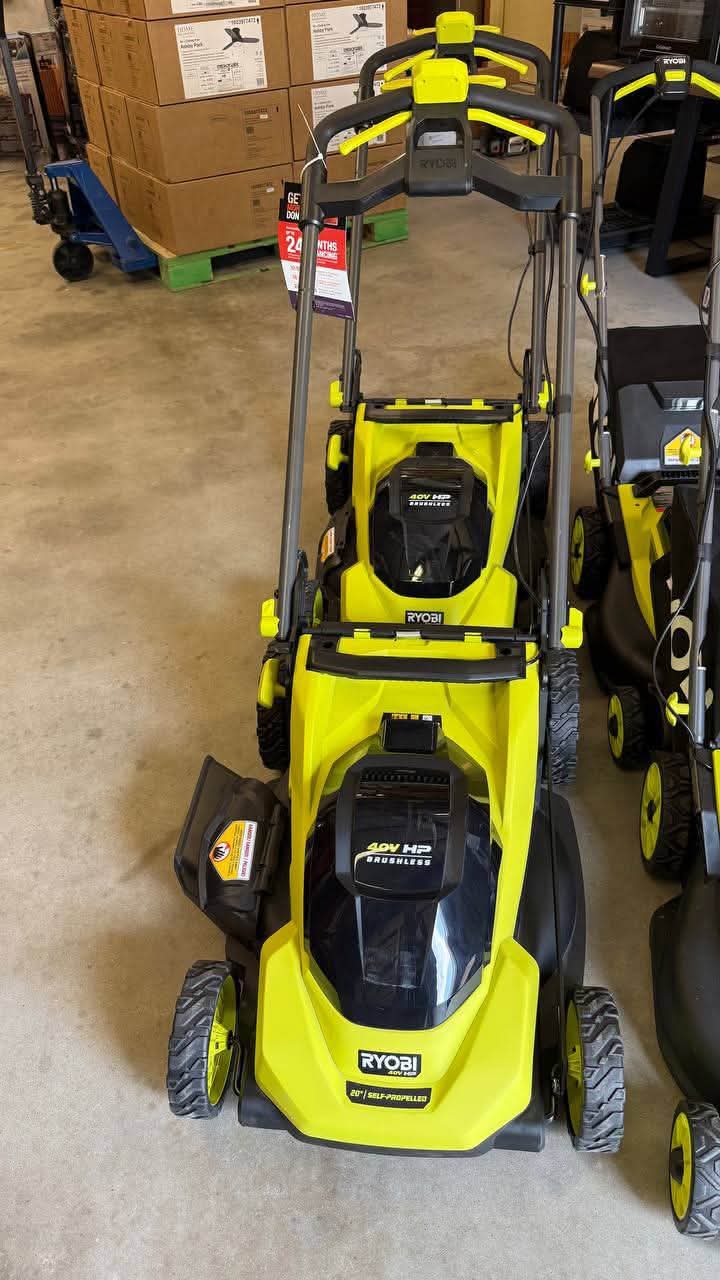 40V HP Brushless 20 in. Cordless Electric Battery Walk Behind Self-Propelled Lawn Mower (Tool Only) - Image 2