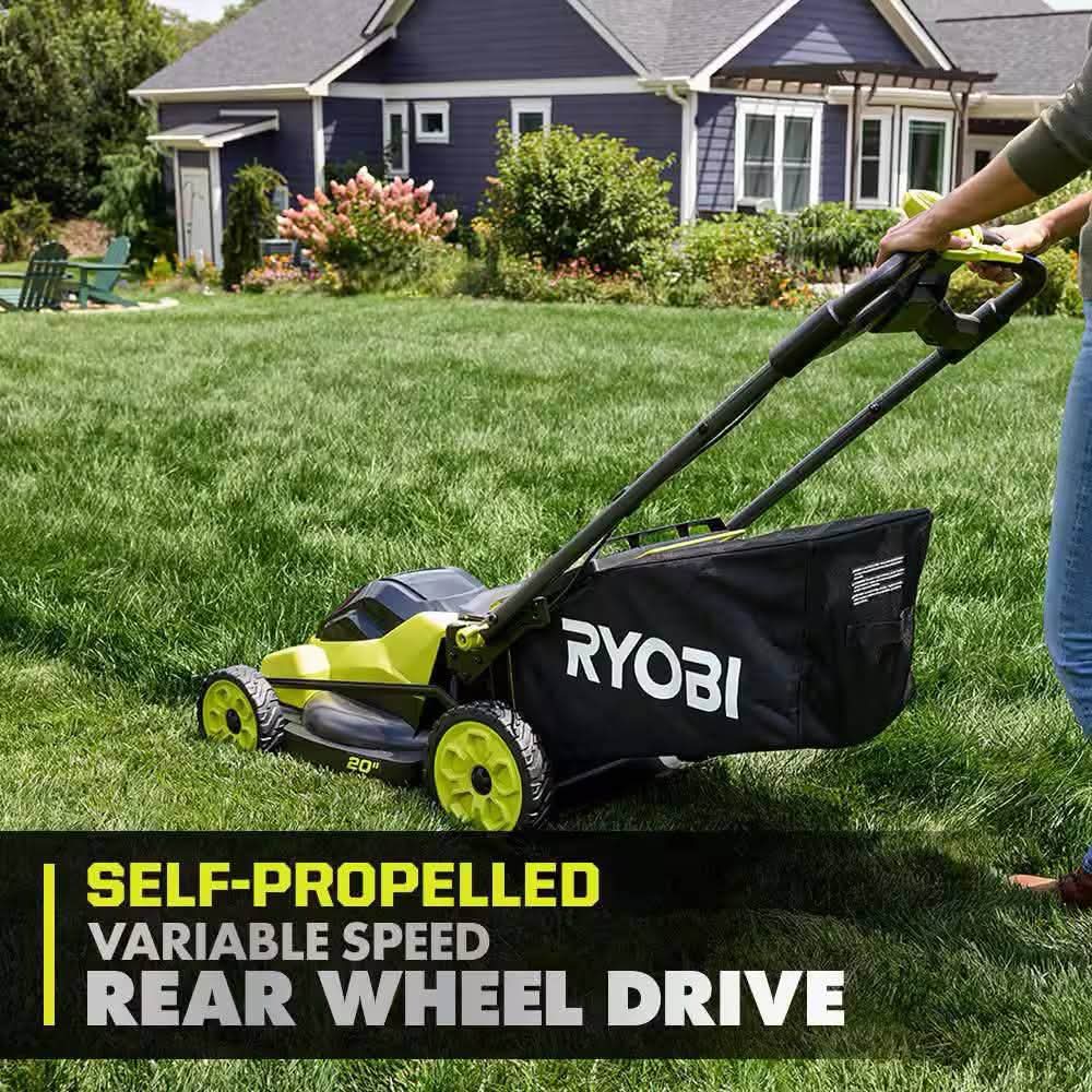 40V HP Brushless 20 in. Cordless Electric Battery Walk Behind Self-Propelled Lawn Mower (Tool Only)
