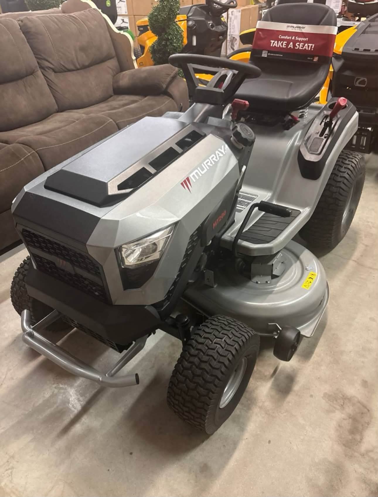 MT200 42 in. 19.0 HP 540cc EX1900 Series Briggs and Stratton Engine Automatic Gas Riding Lawn Tractor Mower - Image 5