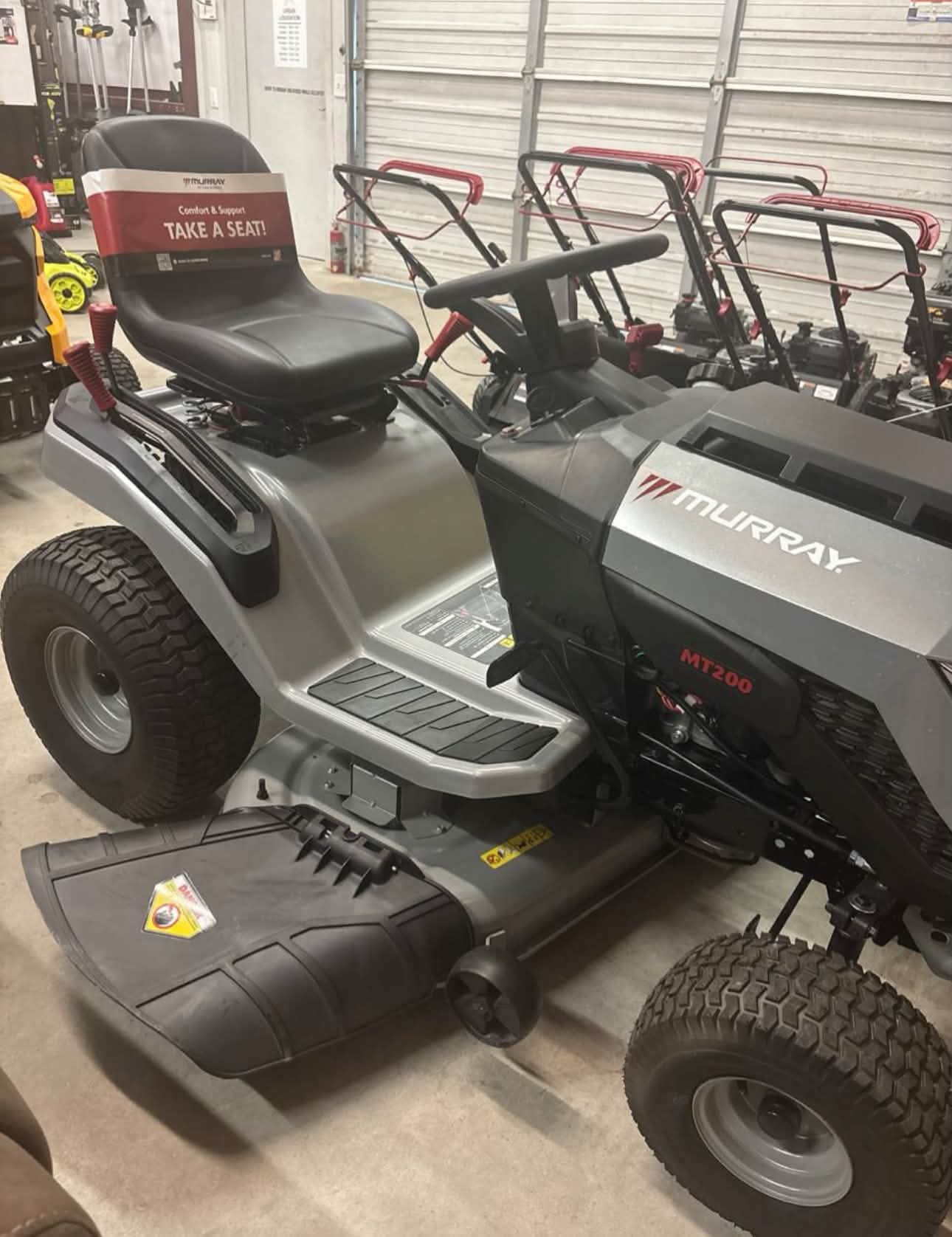MT200 42 in. 19.0 HP 540cc EX1900 Series Briggs and Stratton Engine Automatic Gas Riding Lawn Tractor Mower - Image 3