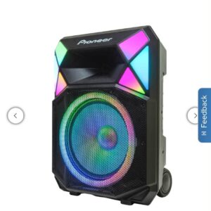 Pioneer PSX615 700W 15" Bluetooth Party Speaker RGB LED Auracast SPEAKER & POWER CORD