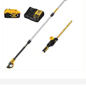 Dewalt 20-Volt MAX Cordless Lithium-Ion Pole Saw and Pole Hedge Trimmer Combo Kit with (1) 5.0 Ah Battery and Charger