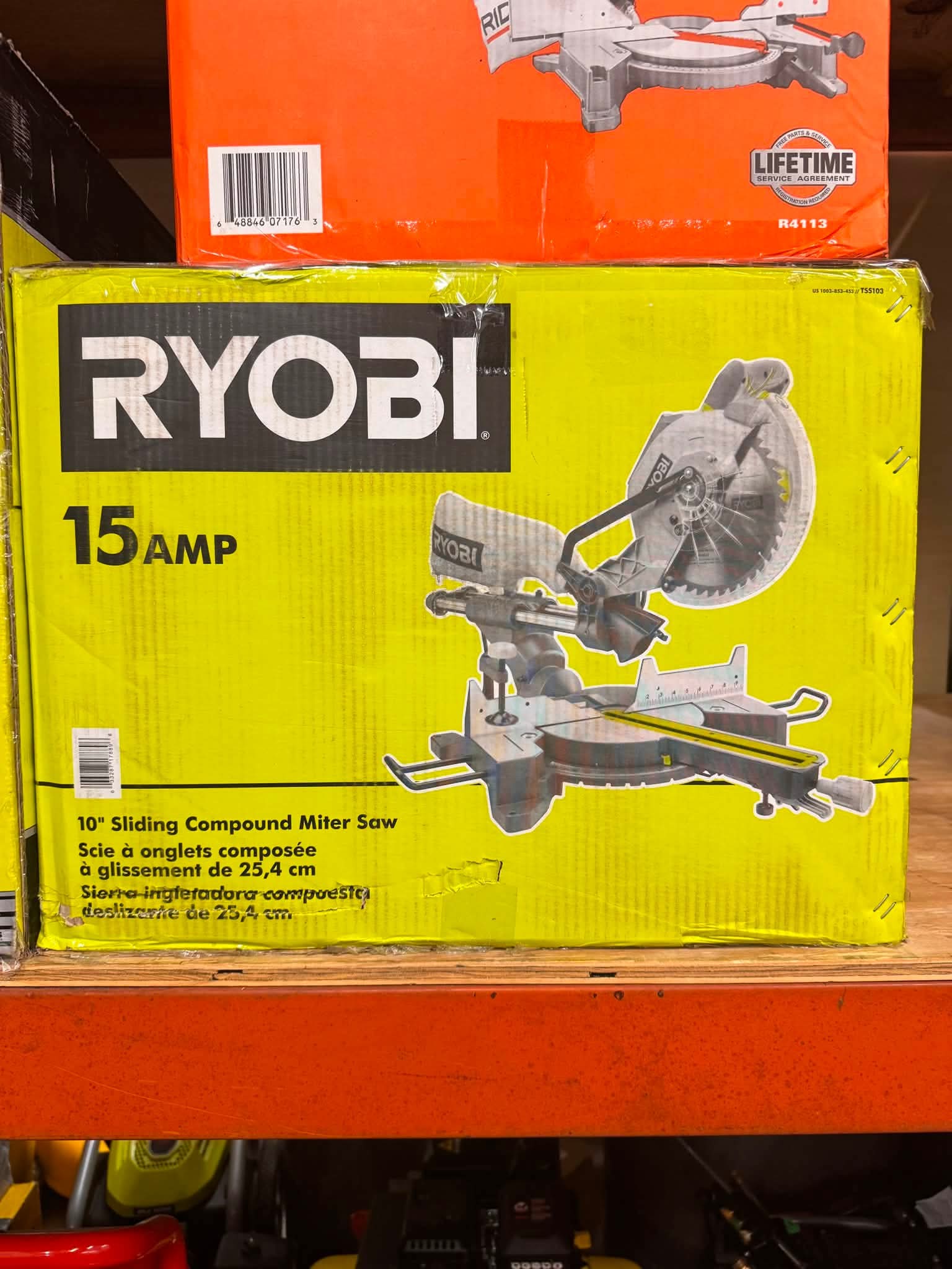RYOBI 15 Amp 10 in. Corded Sliding Compound Miter Saw with LED Cutline Indicator - Image 2