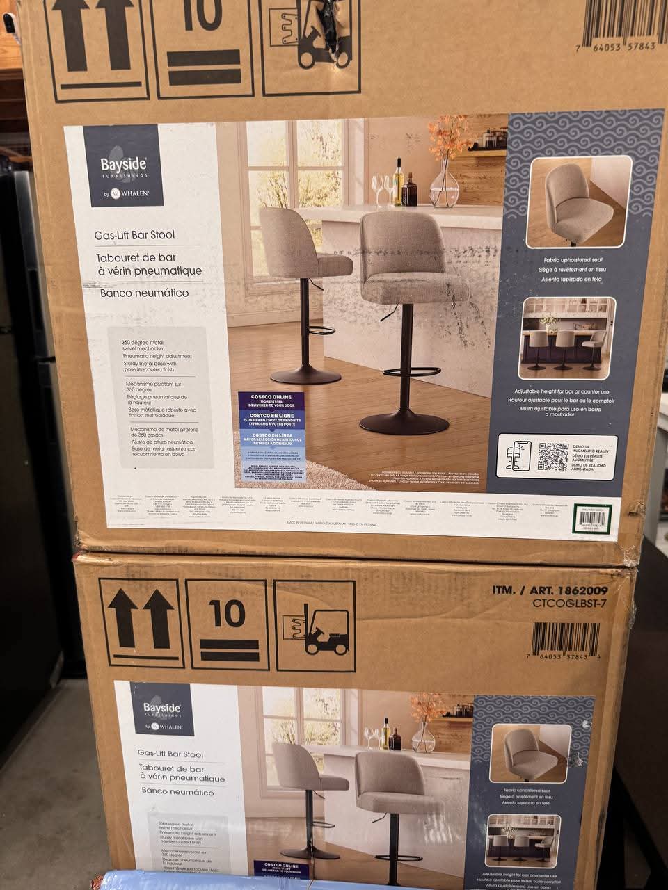 Highland Gas-lift Adjustable Stool - Image 2