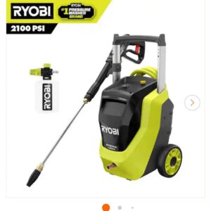 Ryobi 2100 PSI 1.2 GPM Cold Water Corded Electric Pressure Washer with Foamer