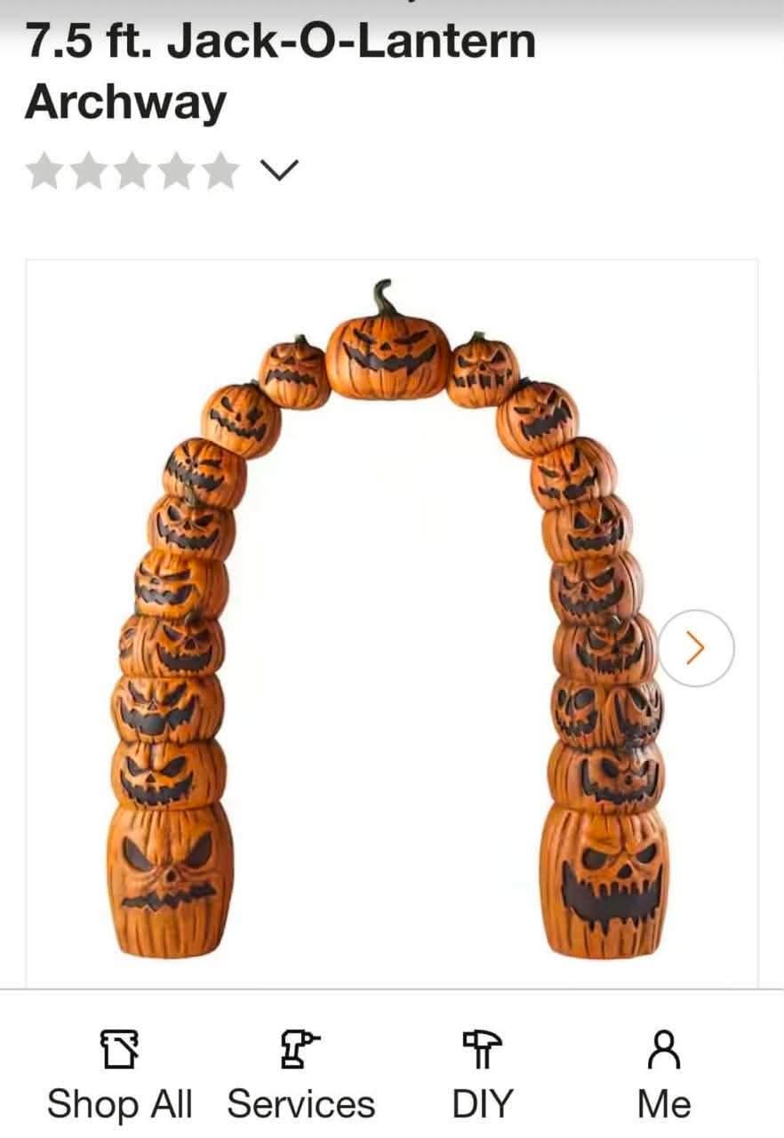 10 ft Giant Halloween Inflatable Jack O Pumpkin Archway Decoration LED Light up Giant Blow up Pumpkin Arch for Halloween Party - Image 2