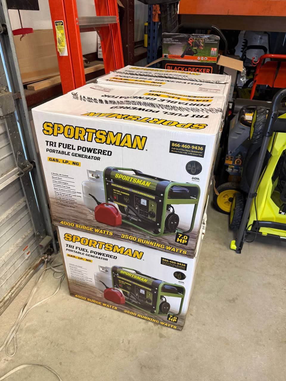 Sportsman 4,000-Watt/3,500-Watt Recoil Start Tri Fuel Portable Generator, Runs on Natural Gas, Gasoline, or Propane - Image 7