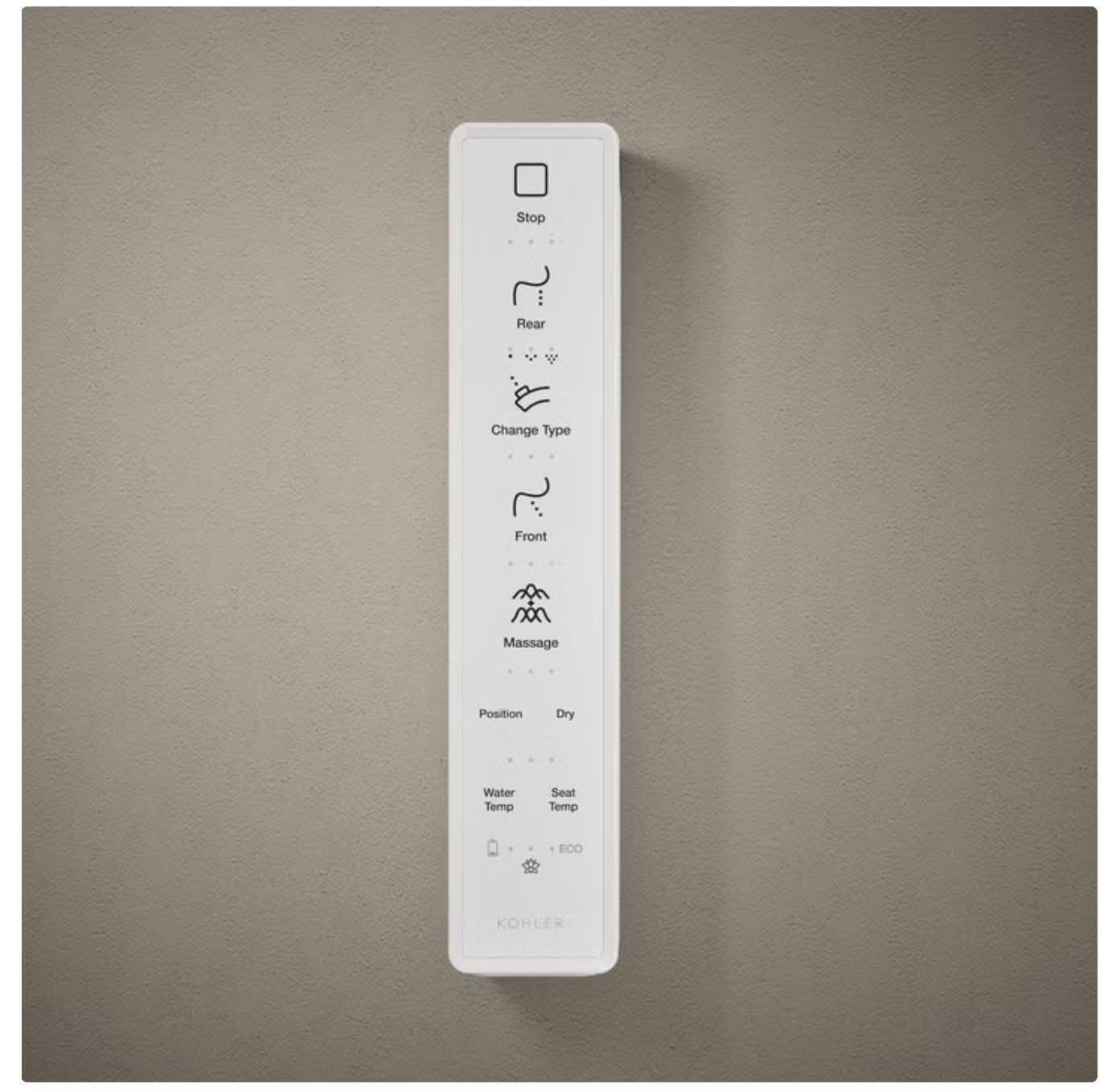 Kohler PureWash E805 Bidet Toilet Seat with Remote Control - Image 4