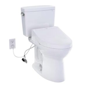 TOTO Drake 2-piece Elongated Toilet with C5 Washlet Bidet Seat