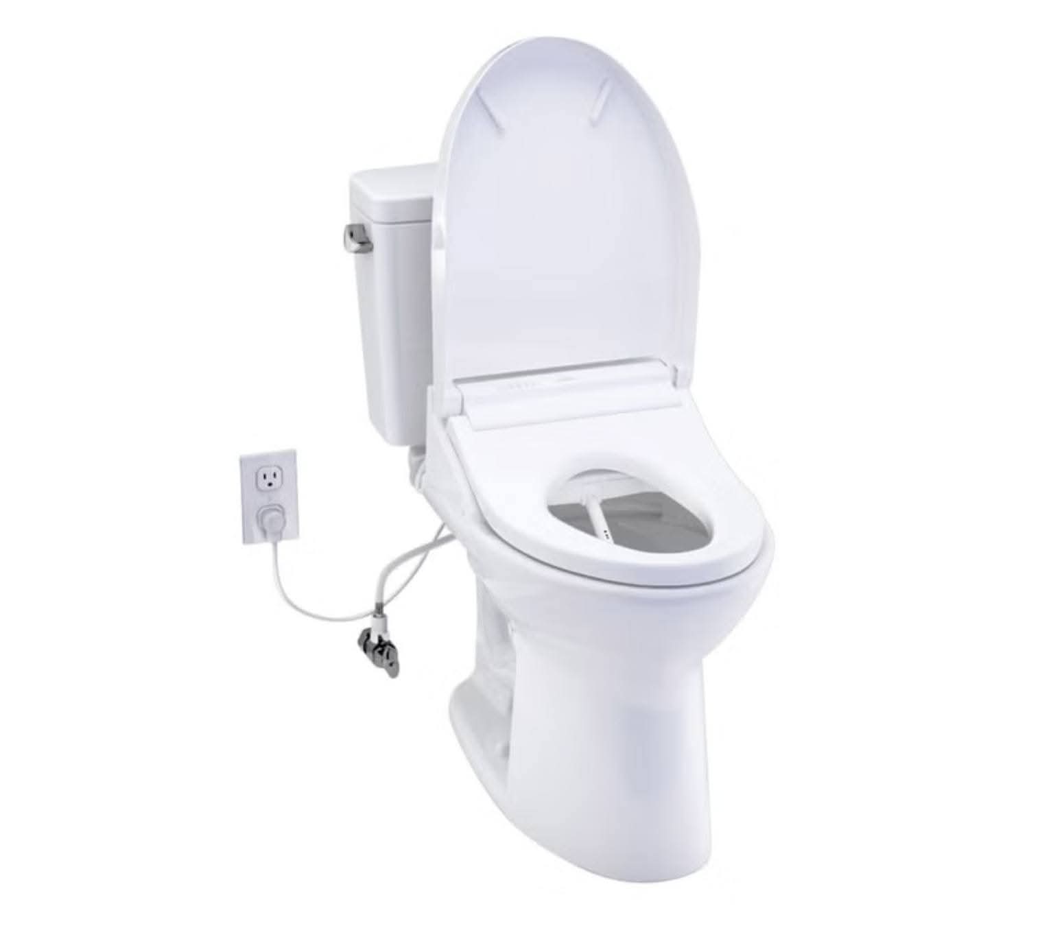 TOTO Drake 2-piece Elongated Toilet with C5 Washlet Bidet Seat - Image 3