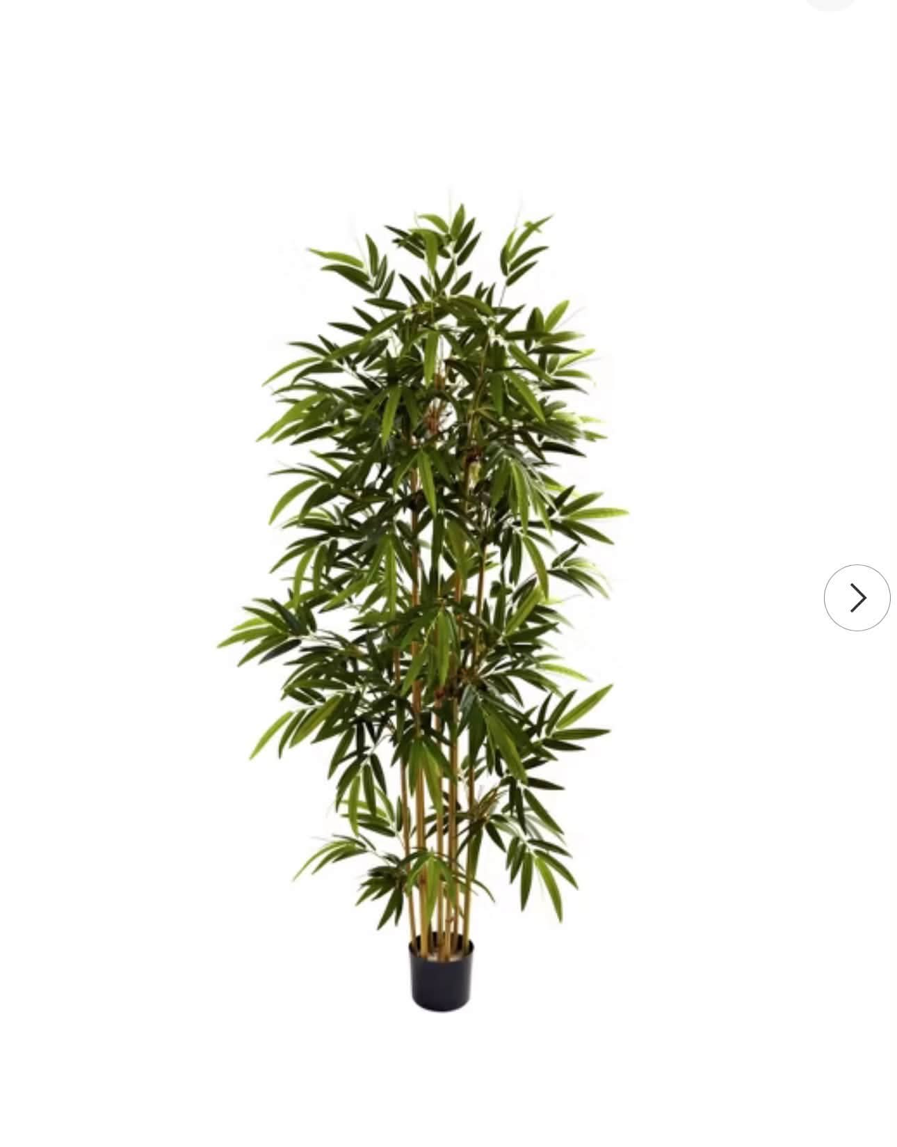 Nearly Natural 6-ft Bamboo Tree - Image 2