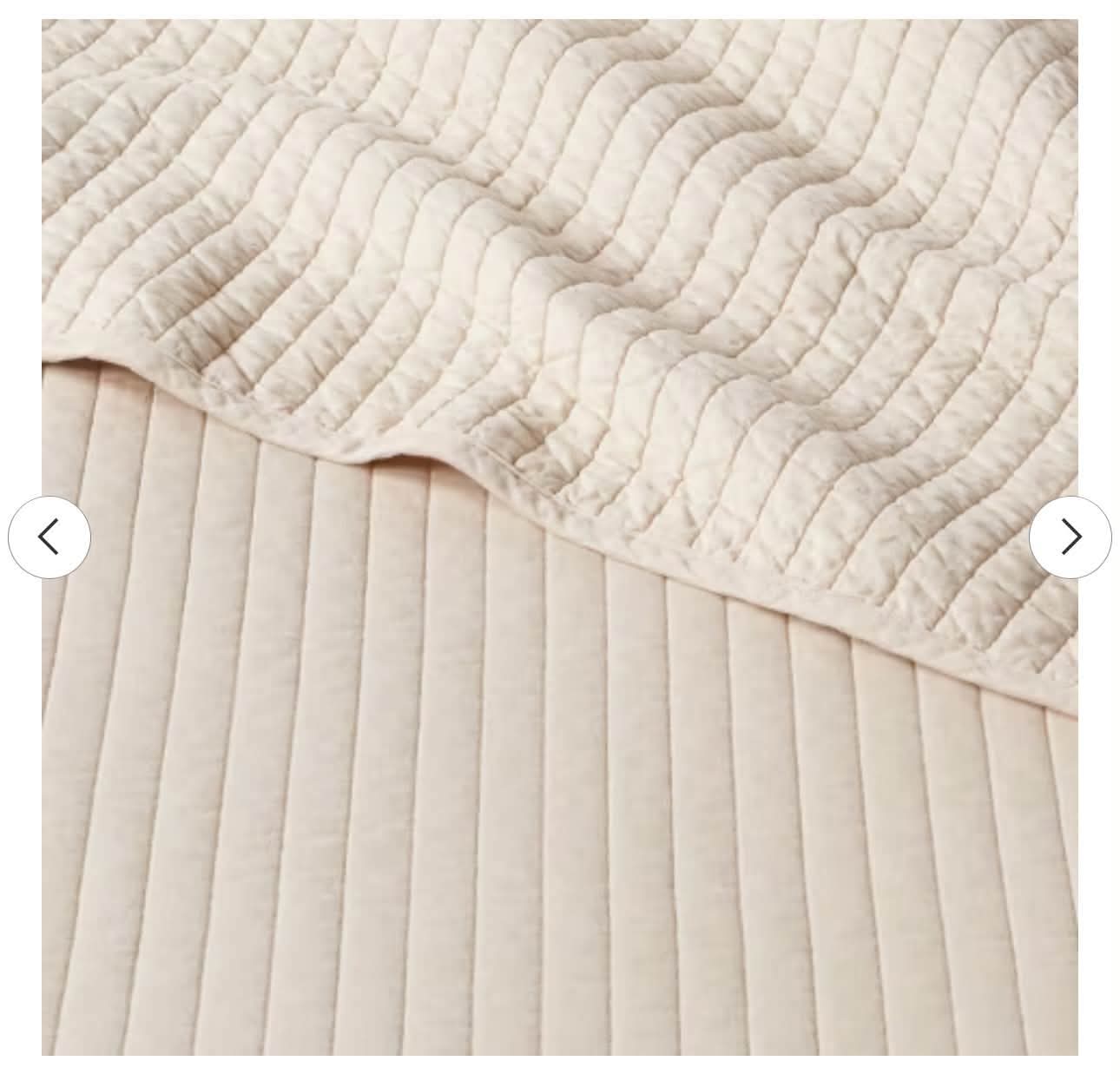 King Washed Cotton Sateen Quilt Khaki Threshold OEKO-TEX Certified, Midweight - Image 3