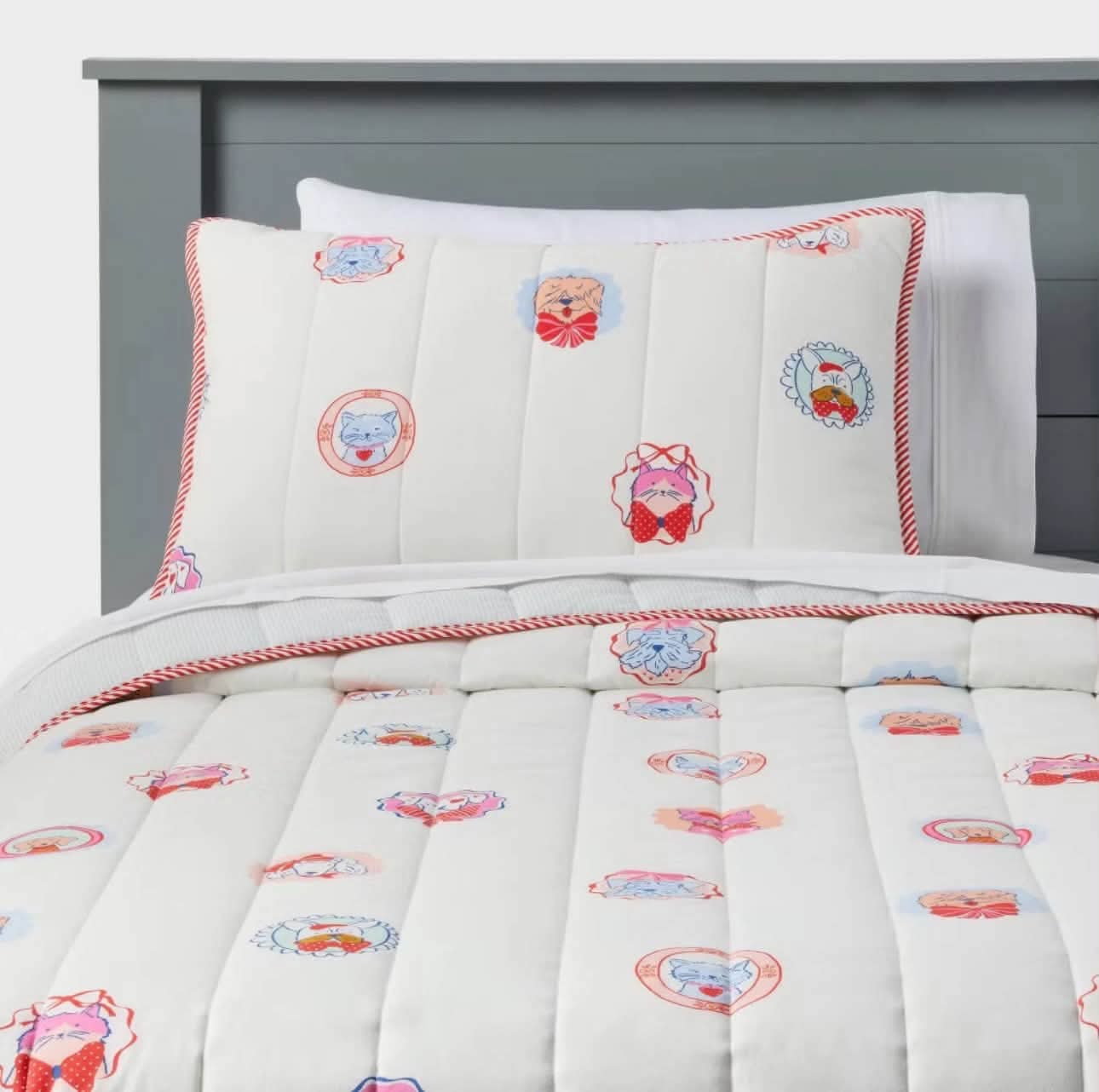 3pcs Full/Queen kids Quilt set