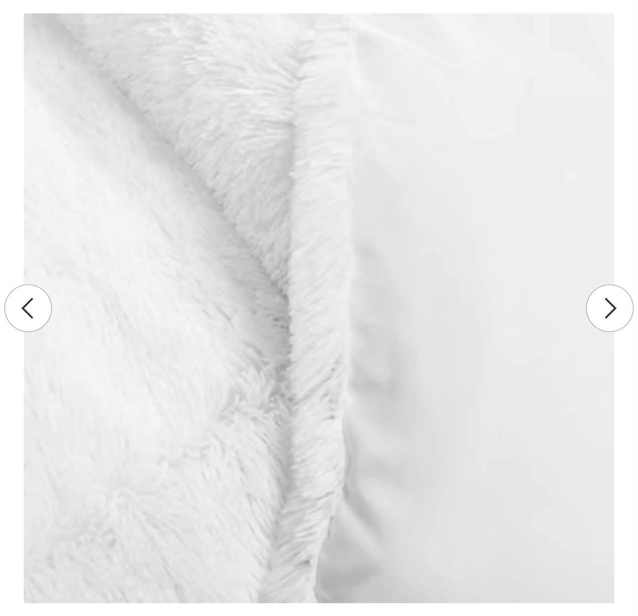 3-piece King-size Threshold Faux Fur Box Stitch Comforter Set - Image 5