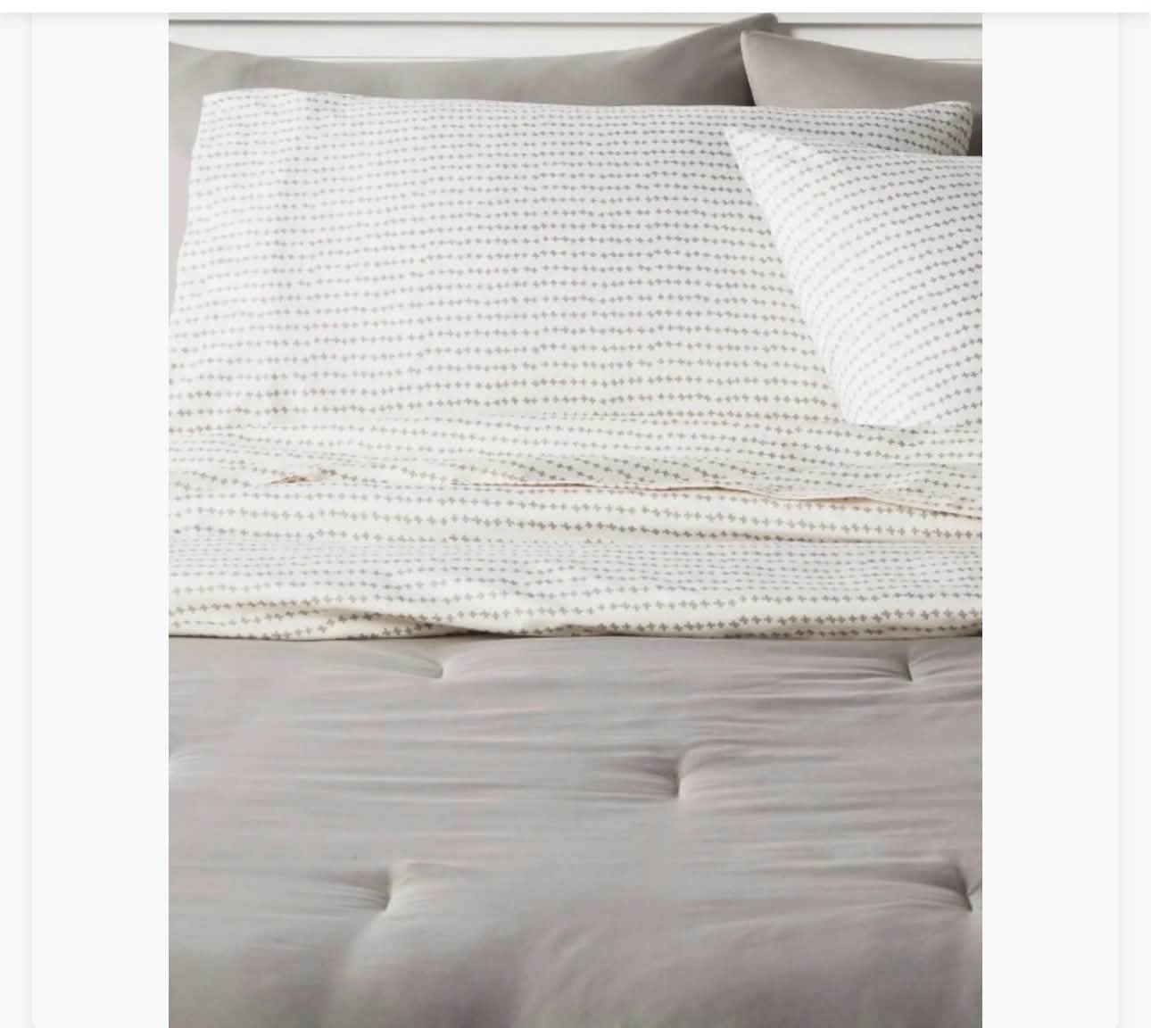 Full size l Comforter Set by Room Essentials - Image 7