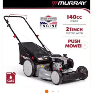 Murray 21 in. 140 cc Briggs and Stratton Walk Behind Gas Push Lawn Mower with Height Adjustment and with Mulch Bag