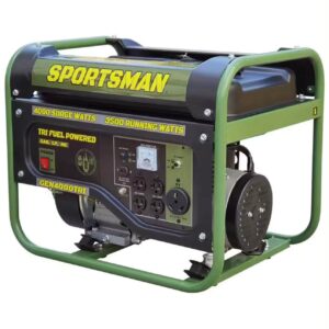 Sprtsman 4,000-Watt/3,500-Watt Recoil Start Tri Fuel Portable Generator, Runs on Natural Gas, Gasoline, or Propane