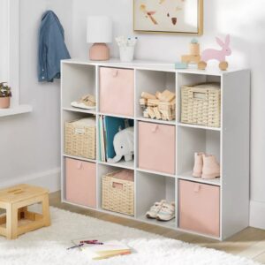 11" 12 Cube Organizer White - Brightroom
