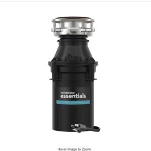InSinkErator ES50 1/2 HP Motor Continuous Feed Kitchen Garbage Disposal with Power Cord